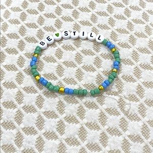 Handmade Beaded Mantra Bracelet